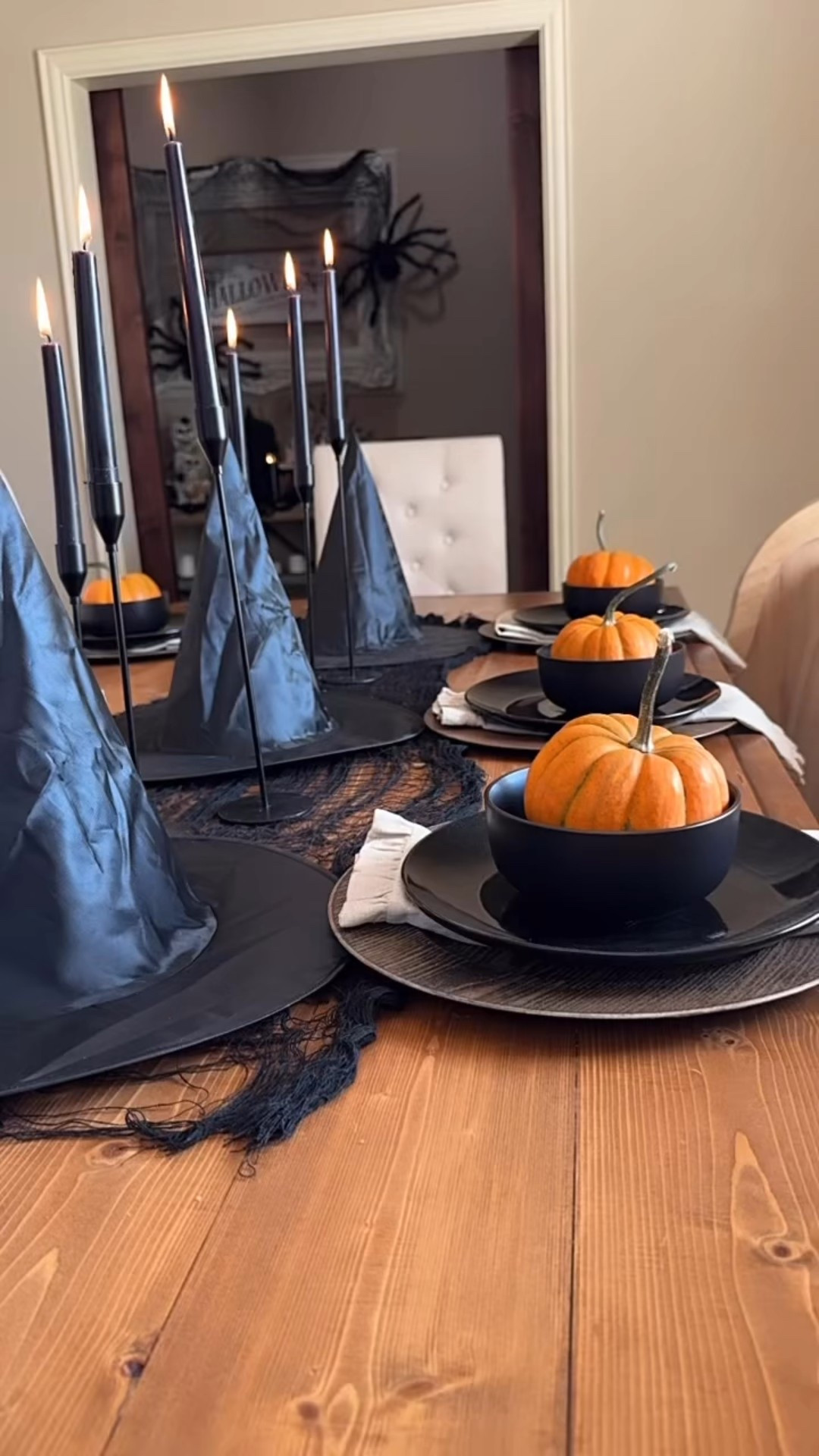 🎃🖤🎃My farmhouse Halloween Table🎃🖤🎃 Make your Halloween table fun and whimsical for Halloween #halloweendecor #halloweentable #witchseason #farmhousetable #dinningroom #spooktacular #falldecor 

#LTKHome #LTKParties #LTKSeasonal