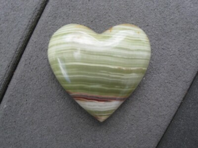 Vintage 3” Alabaster Green Onyx Marble Heart Shaped Stone Paperweight 7.5 OZ  | eBay | eBay US