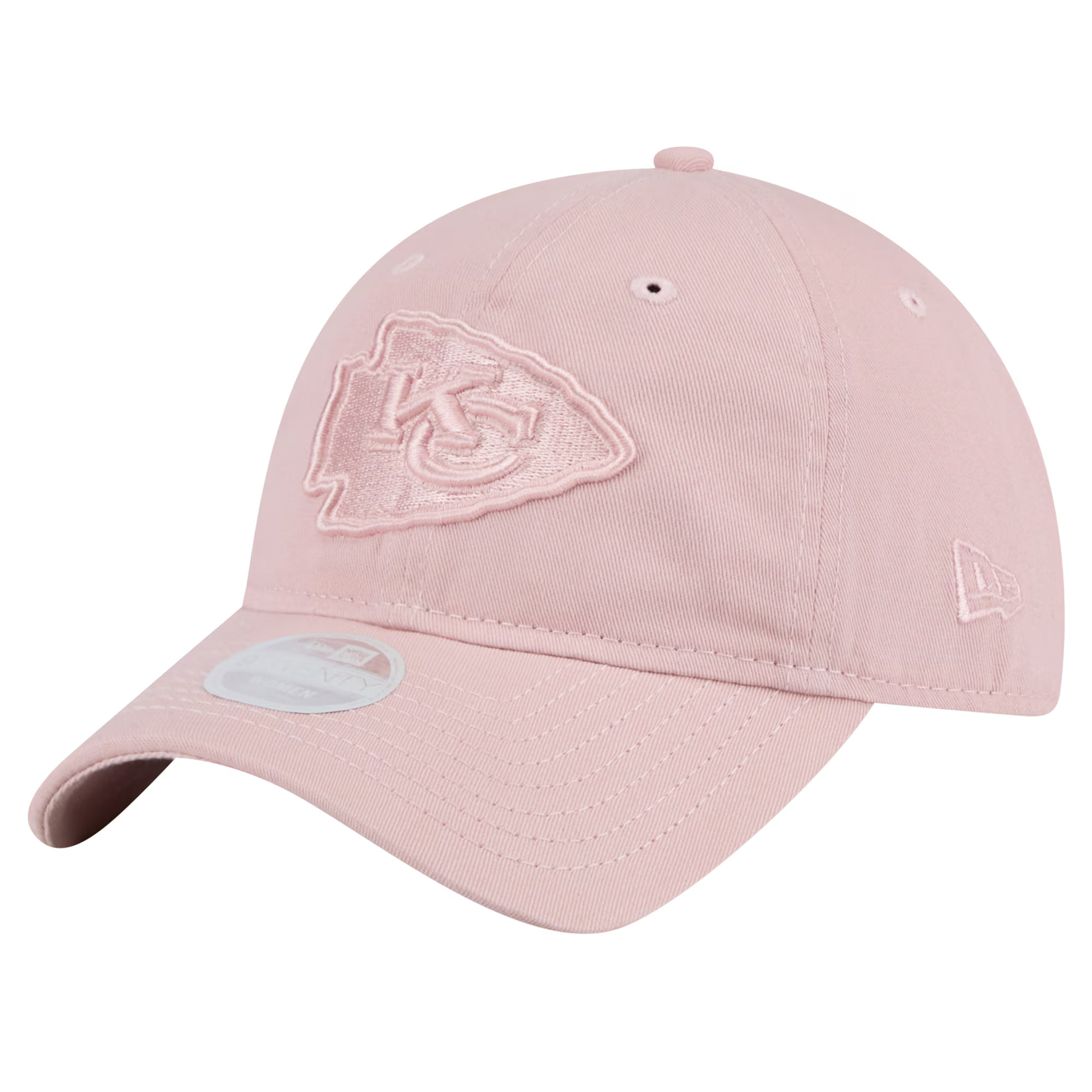 Kansas City Chiefs New Era Women's Main 9TWENTY Adjustable Hat - Light Pink | Fanatics