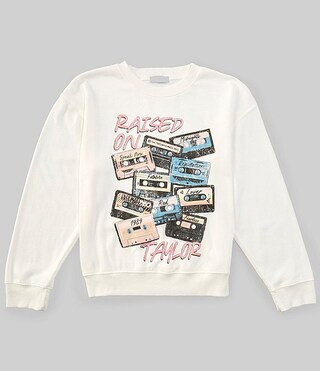 Originality Big Girls 7-16 Long-Sleeve Raised On Taylor Fleece Sweatshirt | Dillard's | Dillard's