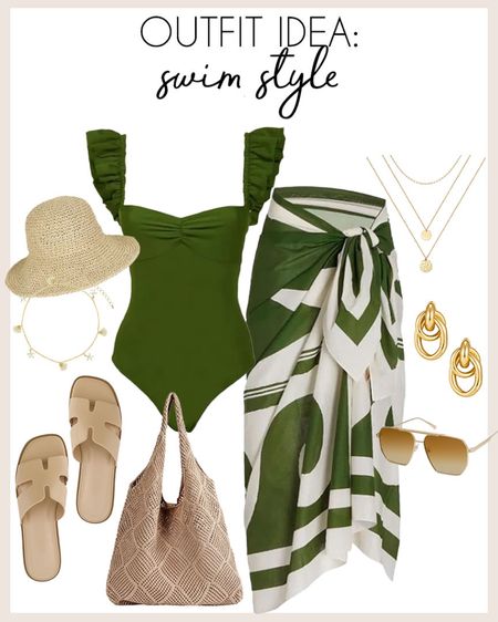 The most chic swim look all from Amazon! 

#amazonfinds

Amazon finds. Amazon fashion. Amazon swim. Beach day outfit. Pool day look. Matching one piece swimsuit and coverup skirt  

#LTKSeasonal #LTKswim #LTKstyletip