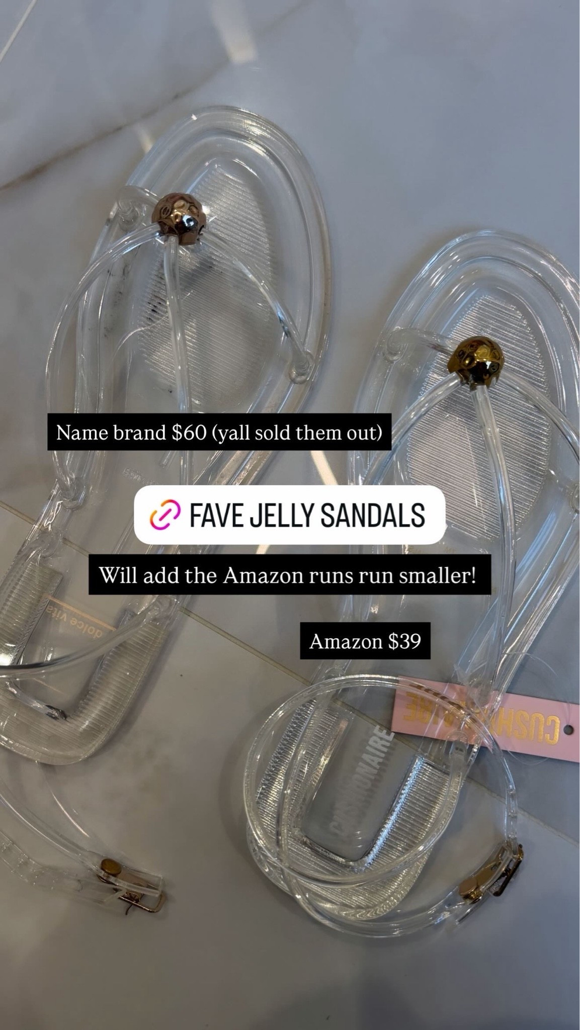 EXACT SAME SANDAL- just more affordable!!!

Amazon finds 
Amazon shoes 
Amazon fashion 
Sandals 
Summer style 
Summer shoes

#LTKSaleAlert #LTKPetite #LTKTravel