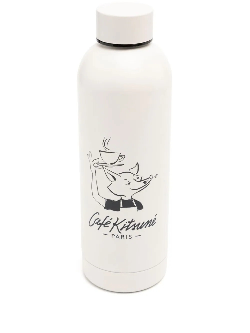 CAFÉ KITSUNÉ stainless-steel water bottle - Neutrals | Farfetch Global
