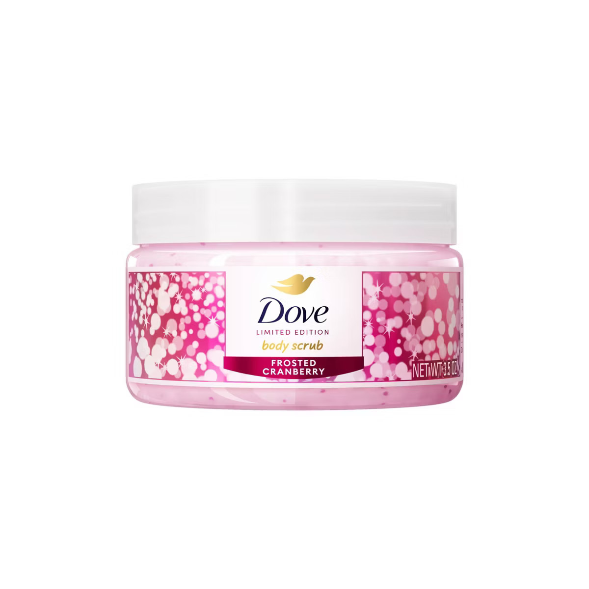 Dove Beauty Limited Edition Mini Body Scrub - Frosted Cranberry - 3.5oz | Target