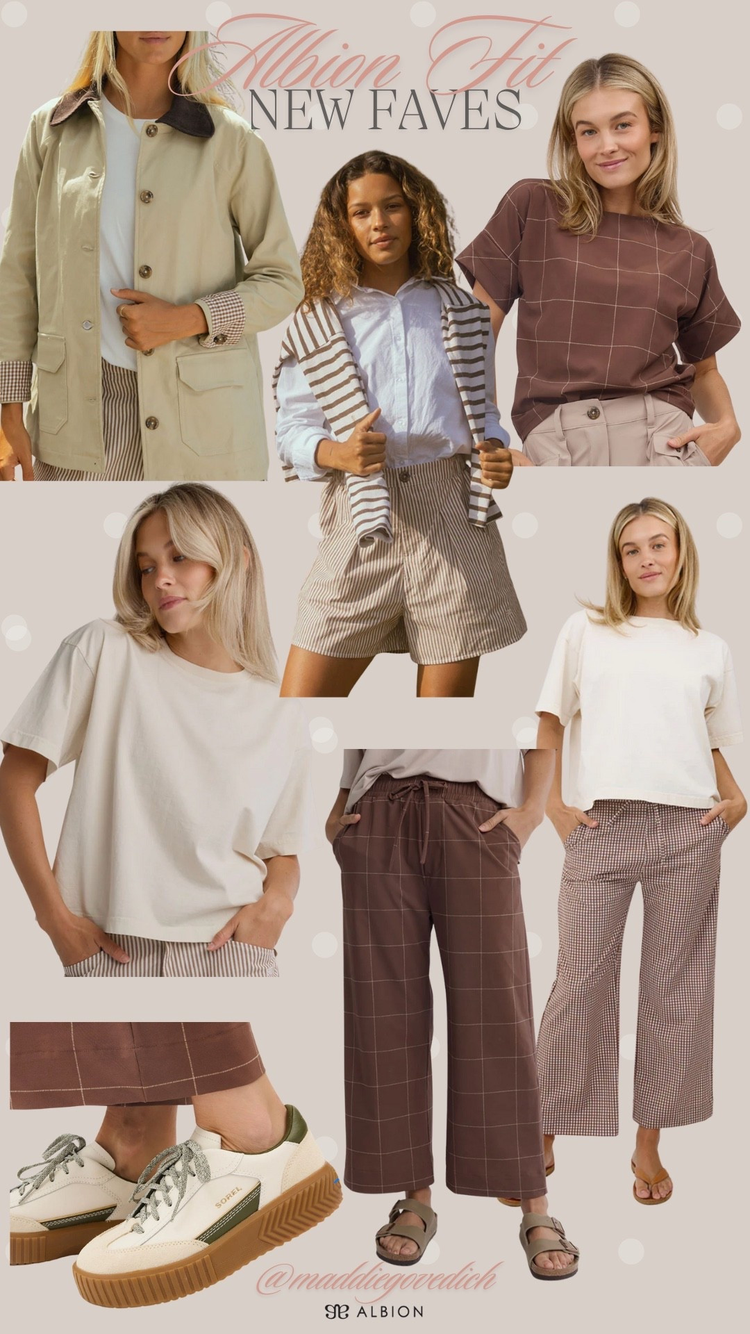 New fall finds from Albion Fit!😍🍂use code LABOR25MADISONG for 25 off!🫶🏼 #brown #falloutfits #fishermanjacket #neutralootd #neutrals #plaid

#LTKStyleTip #LTKSeasonal #LTKShoeCrush
