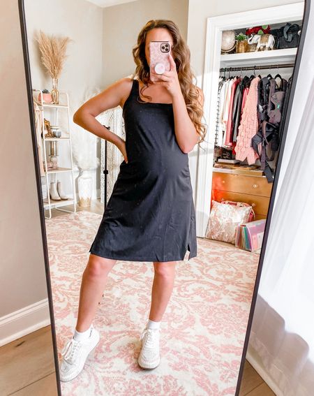 Comfy maternity athletic dress with built in shorts 🤰🫶

Can easily be layered with a cardigan, jacket, blazer or sweater and be dressed up or down!

Old navy, maternity outfit, maternity style, maternity fashion, athleisure, athletic dress, maternity dress 

#LTKbump #LTKfindsunder50 #LTKfitness