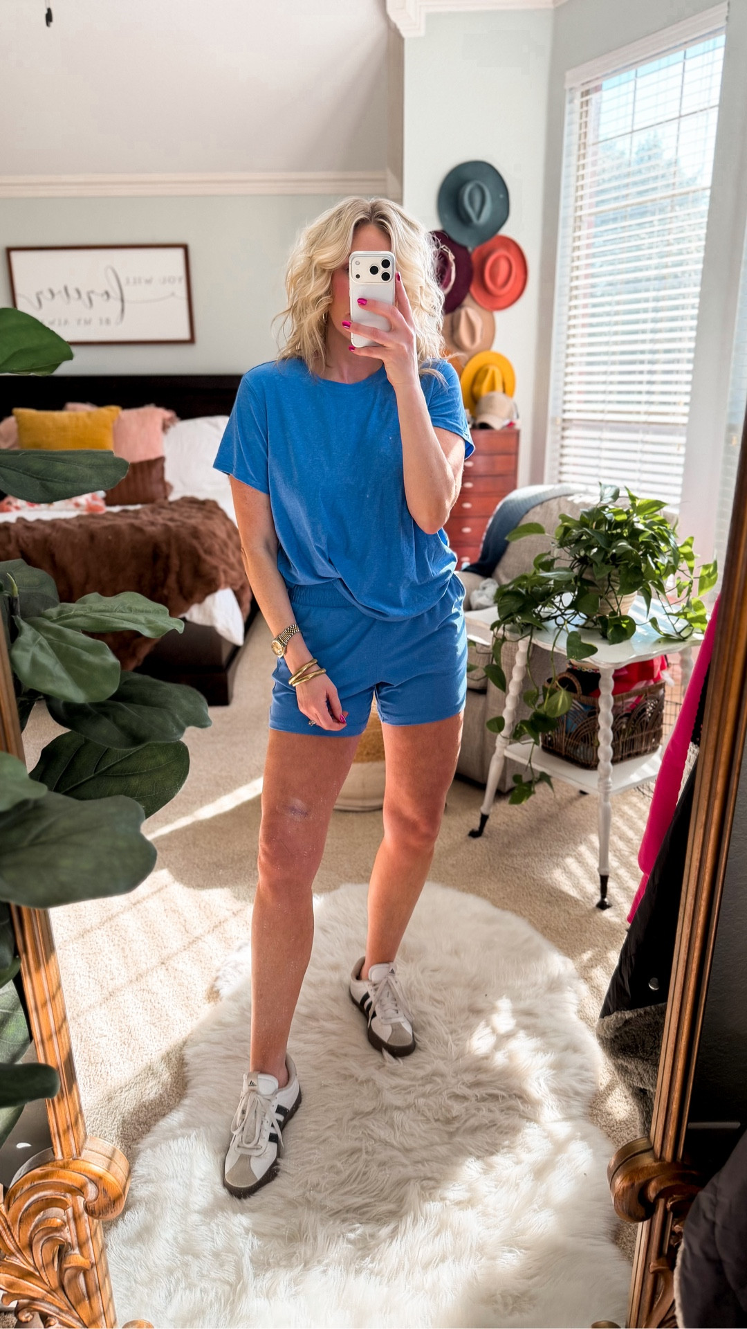 Vuori look for less at Walmart 
Buttercore tee and shorts 
Fit tts and wearing a small
Comes in other colors
Each piece are under $9

#LTKTravel #LTKOver40 #LTKActive