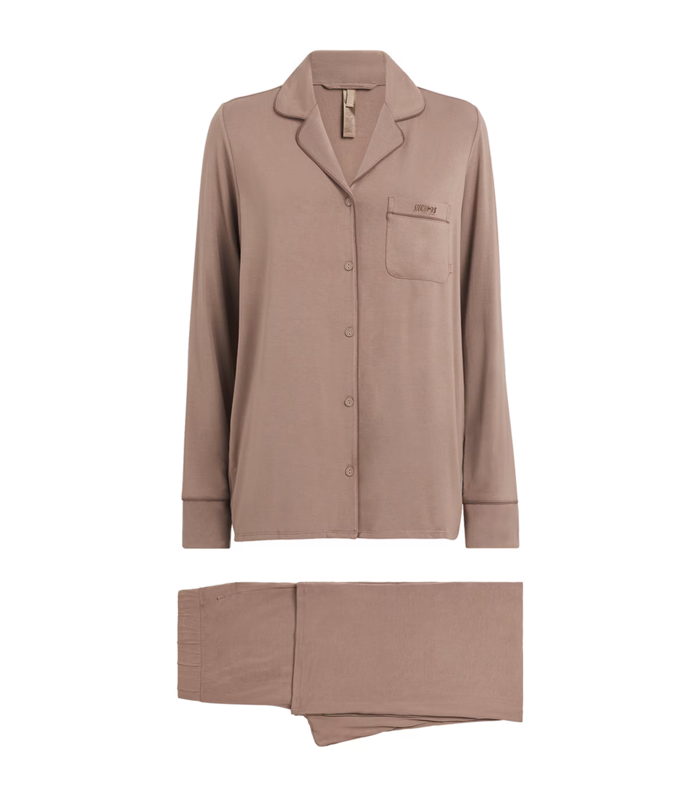 Skims Soft Lounge Long Pyjamas | Harrods