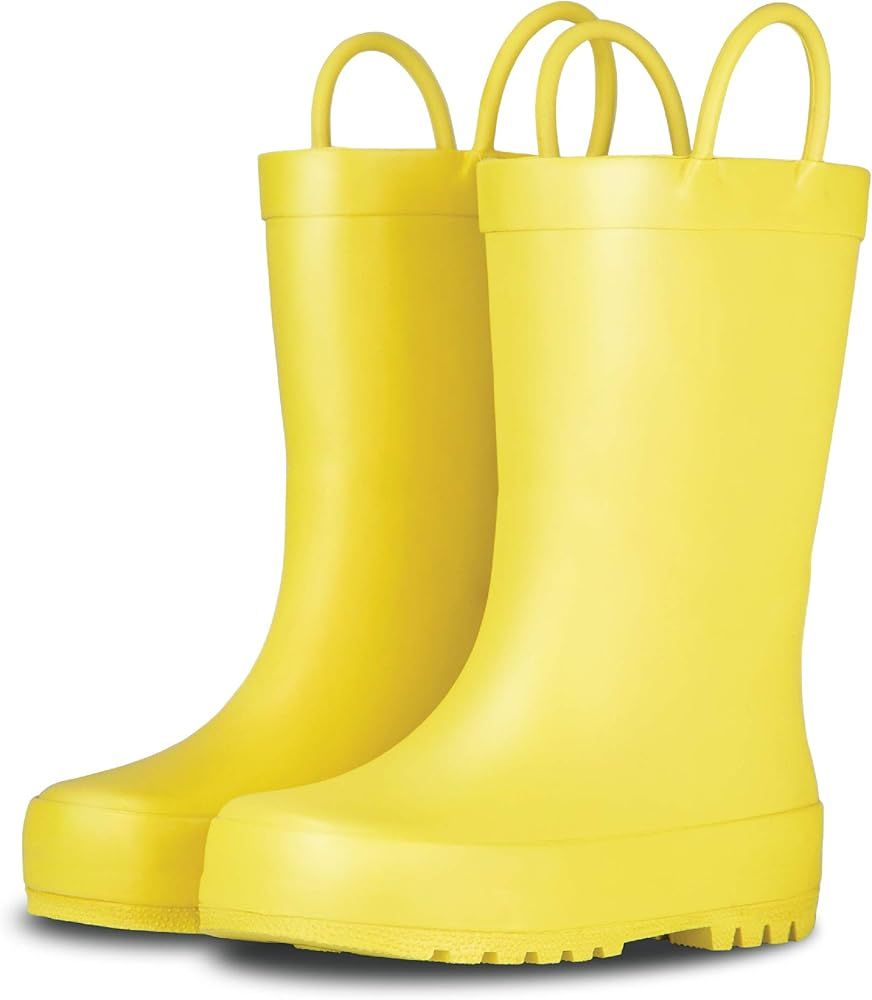 Lone Cone Elementary Collection - Premium Natural Rubber Rain Boots with Matte Finish for Toddler... | Amazon (US)