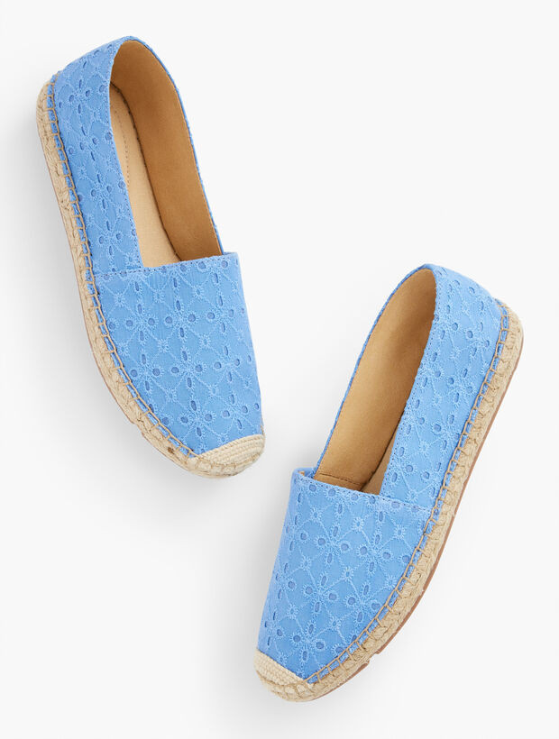 Izzy Eyelet Espadrilles | Talbots