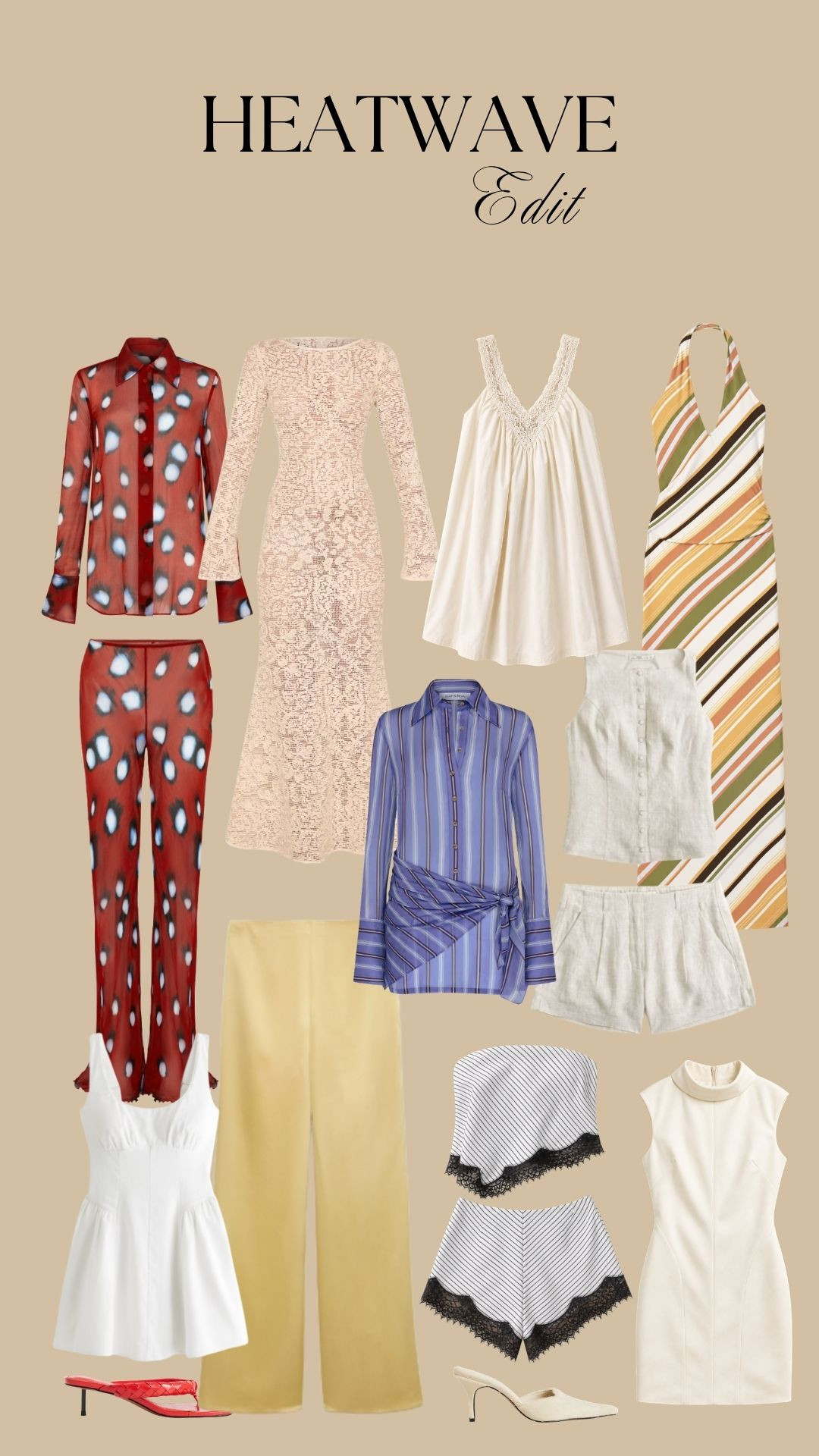 Heatwave Edit ☀️

Summer Holiday Outfits, Occasionwear Edit, Summer Co-ord, Neutral Summer Staples, Resort Wear, Vacation Outfit Inspo, Warm Weather Dressing, Summer Dress 

 #LTKuk #LTKsummer #LTKeurope