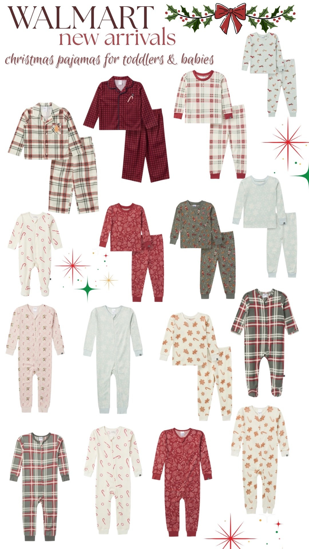 New Arrivals! Walmart Christmas pajamas are here! 🎄 #walmart #walmartfinds #christmas #christmaspajamas #christmasttime #kidsfashion

#LTKBaby #LTKFamily #LTKKids