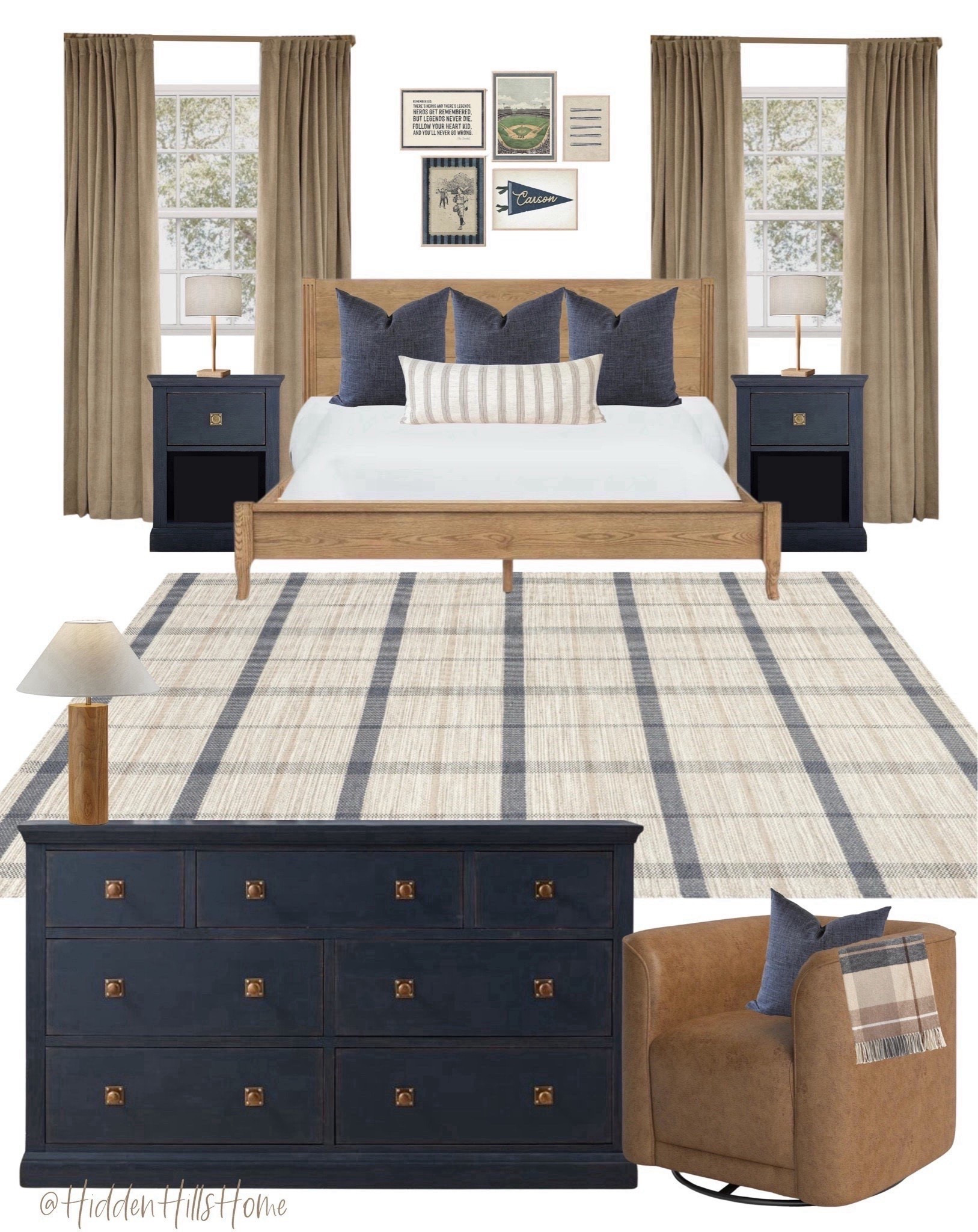 Boys bedroom decor mood board, boys room decor ideas, boys room inspiration, masculine teen bedroom design #boysbedroom

#LTKHome #LTKSaleAlert #LTKKids