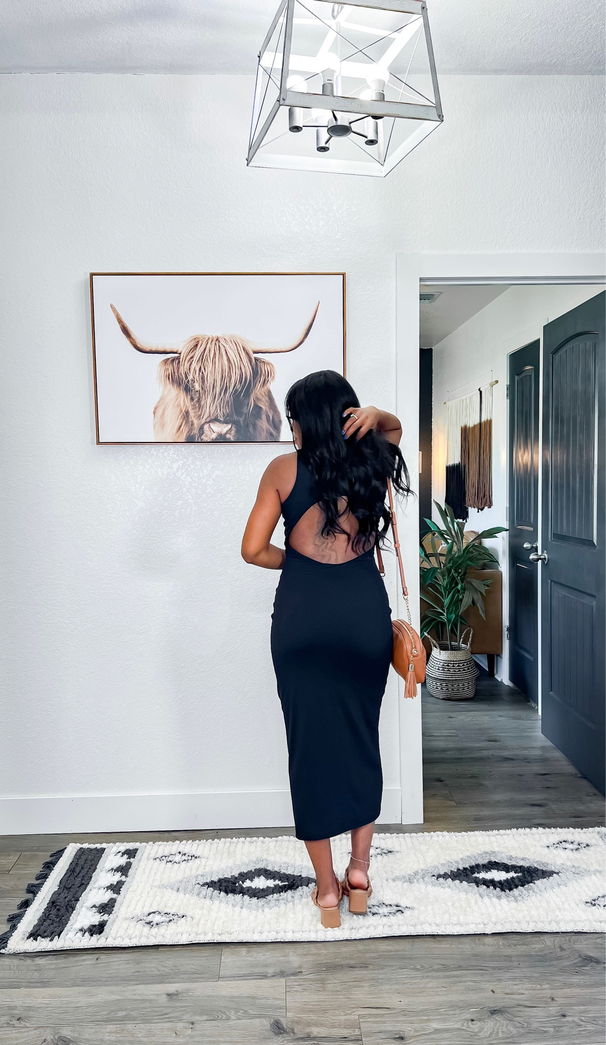 Dress: I am 5’4” soft material, wearing a small, wearing a sticky bra, has stretch, bump friendly(I am 16 weeks) and open back cutout detail. •Heels: Fit true to size. 

#LTKFind #LTKunder50 #LTKstyletip