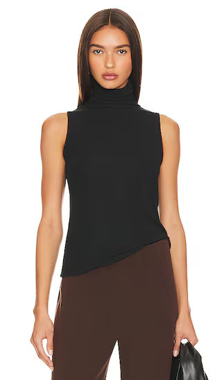 Vince Sleeveless Turtleneck in Black. - size S | Revolve Clothing (Global)