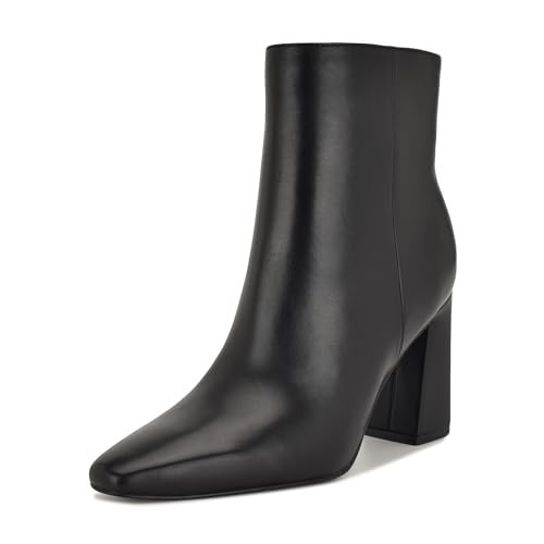 Nine West Women's Reraye Bootie, Black Leather 002, 9 | Amazon (US)