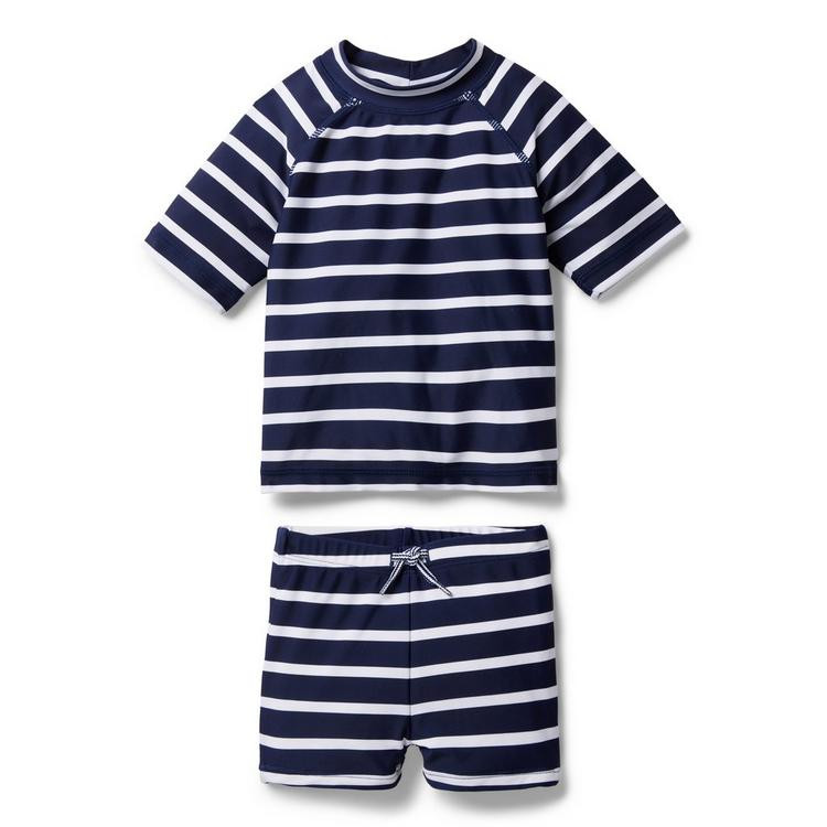 Baby Striped Rash Guard Set | Janie and Jack