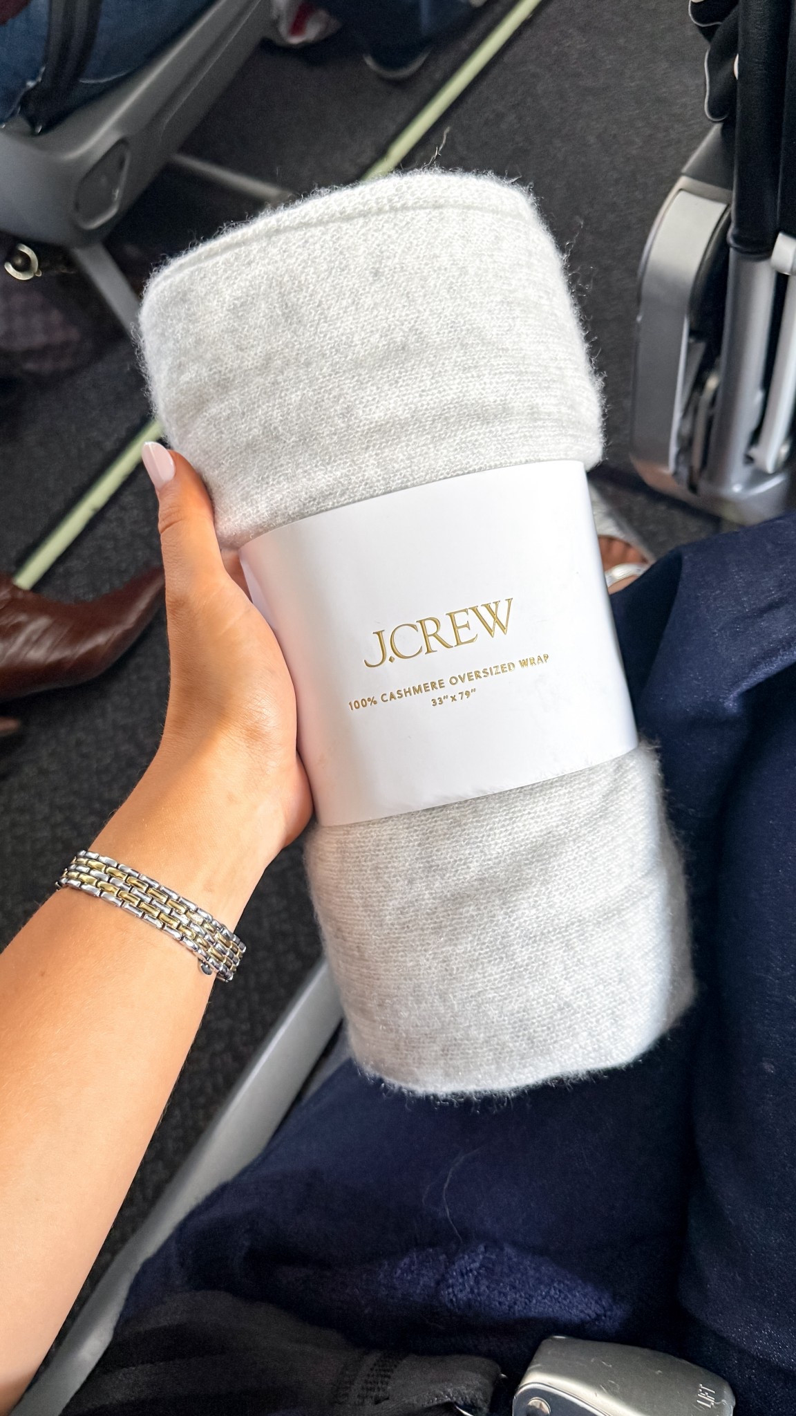 The JCrew lady was in fact right - I am thrilled to have this on the plane ✈️ 

Pillow, blanket, sweater hybrid all wrapped into one 

I strategically got this color because I feel like it’s light enough to go with black OR brown 

#LTKSeasonal #LTKTravel #LTKFindsUnder100