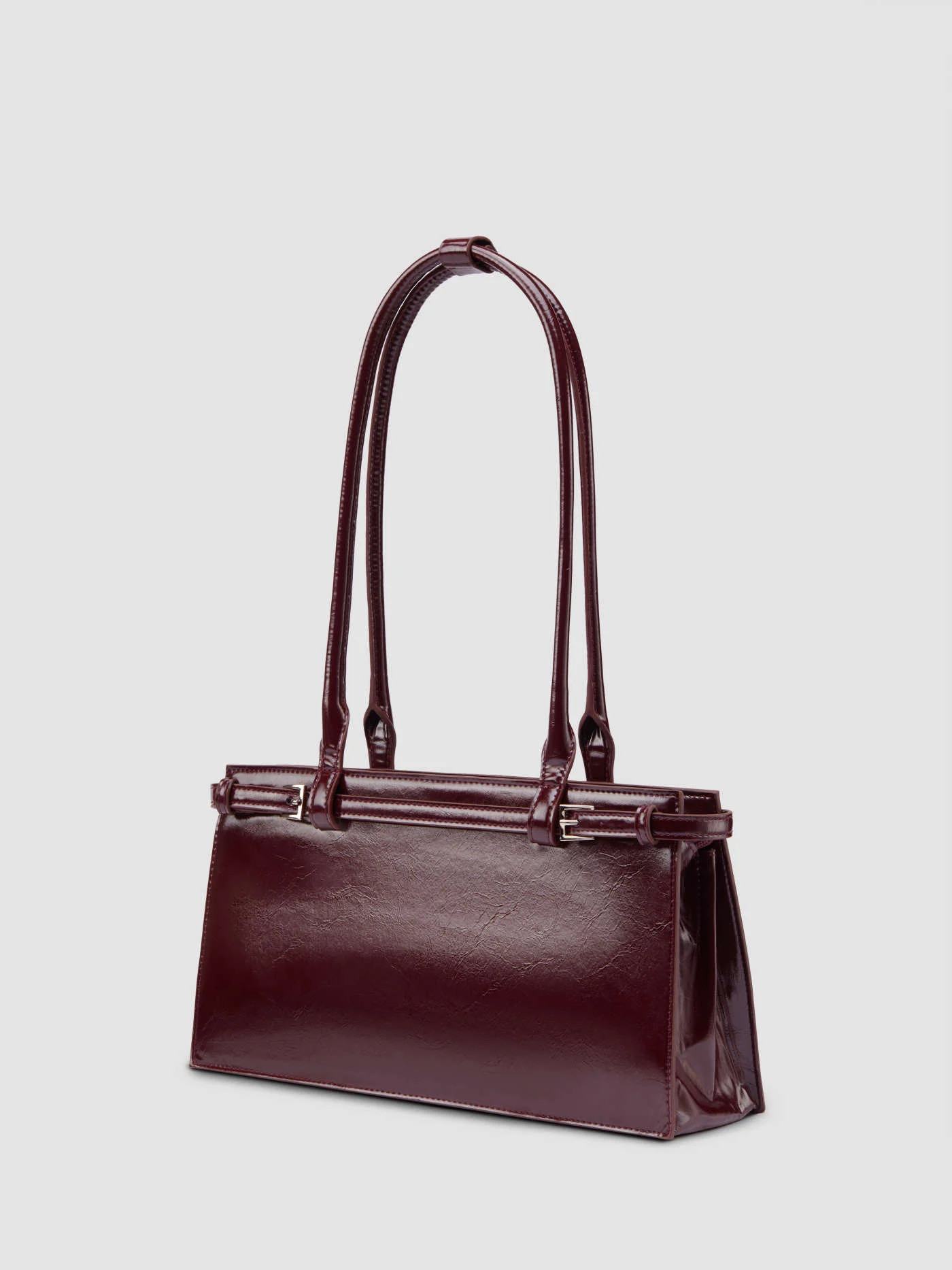 BELTED RECTANGLE SHOULDER BAG | Cider