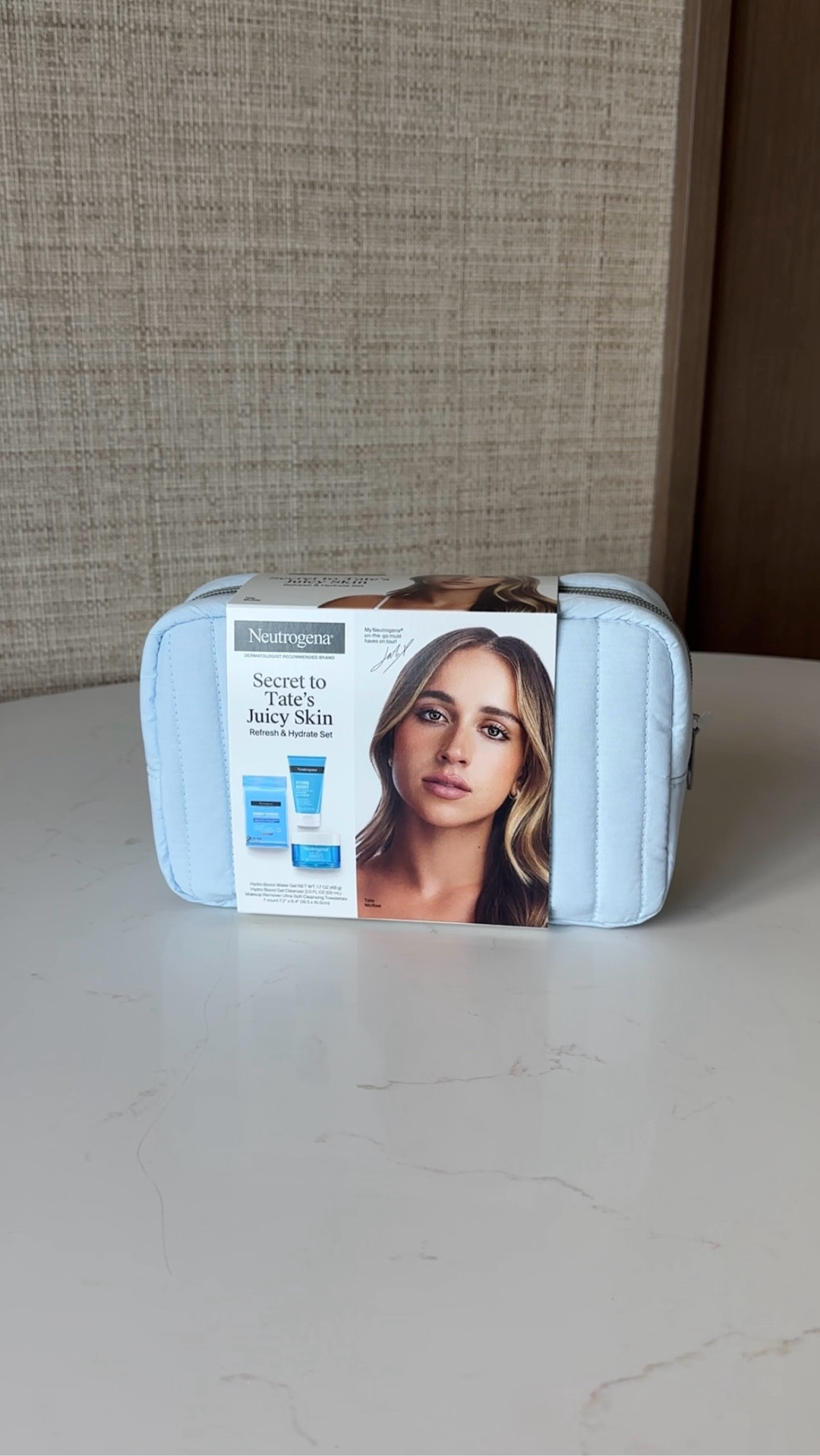 get unready with me using the Tate McRae x Neutrogena Travel Set🩵

#LTKTravel #LTKBeauty #LTKFindsUnder50