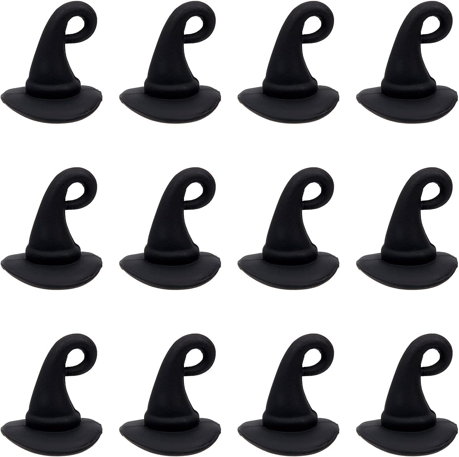 SUNNYCLUE 1 Box 40Pcs Halloween Wizard Hat Charms Gothic Style Witch Hat Charm 3D Miniature Fairy... | Amazon (US)