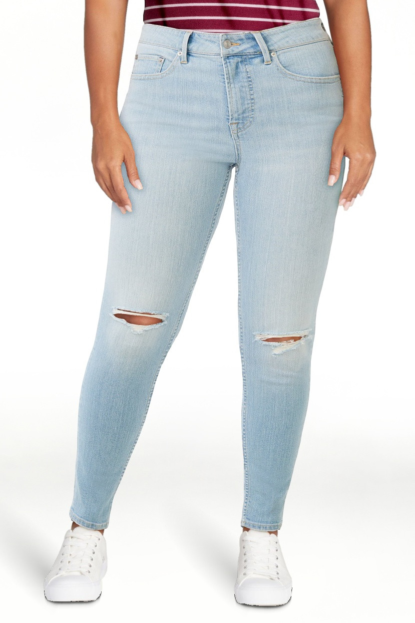 Free Assembly Women’s High Rise Skinny Jeans, 29” Inseam for Regular, Sizes 0-22 | Walmart (US)