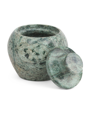 Marble Canister With Lid | TJ Maxx