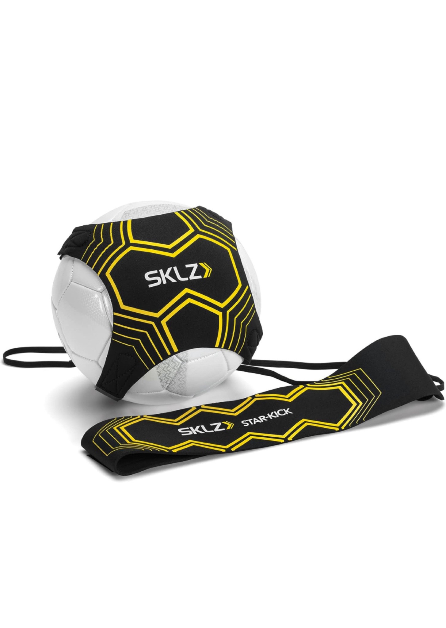 SKLZ Star-Kick Hands-Free Adjustable Solo Soccer Trainer - Fits Ball Sizes