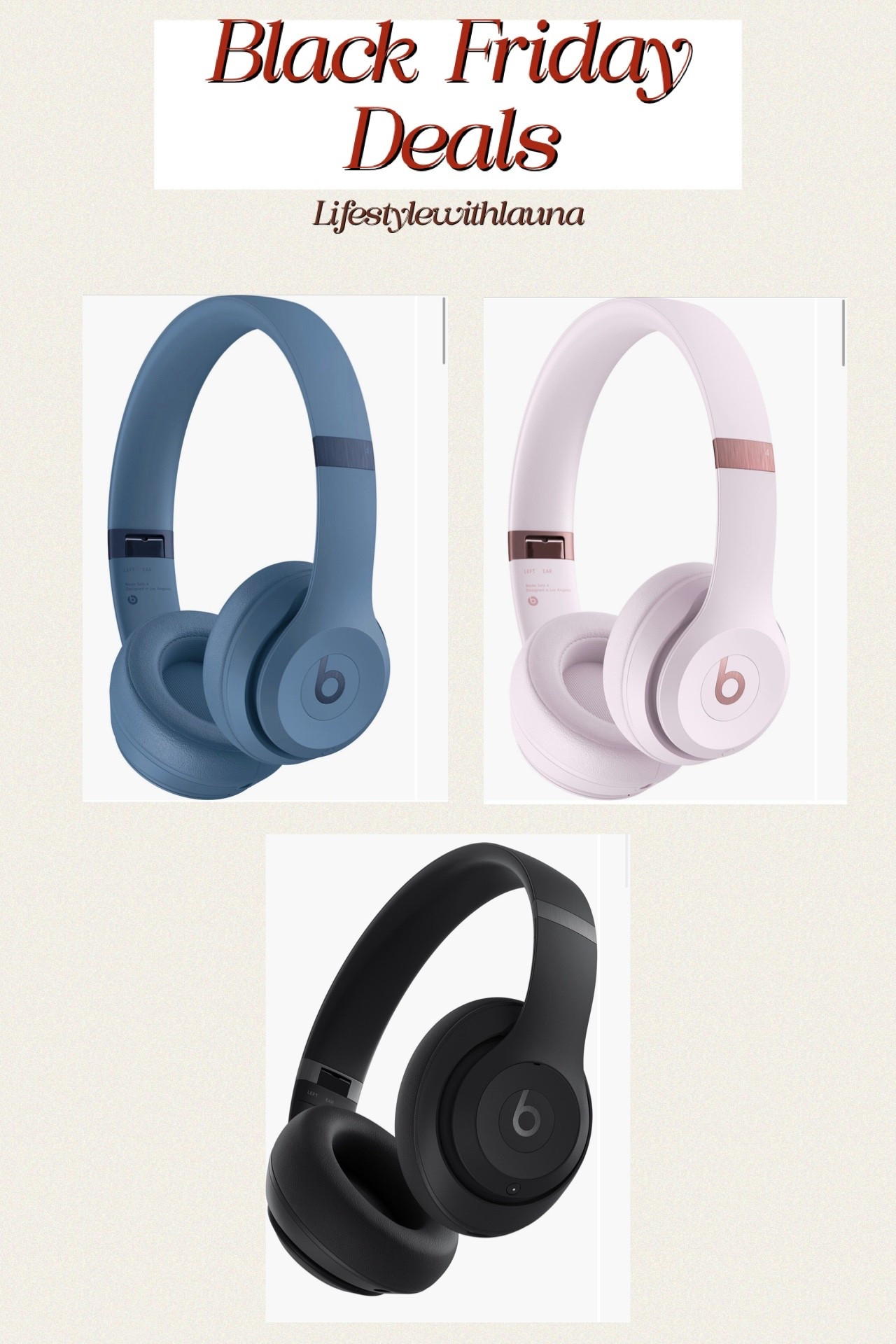 Beats on major SALE! 
Headphones make a great gift for anyone! 

#blackfriday #giftsforher #giftsforhim #teengifts #heafphones #nordstrom

#LTKGiftGuide #LTKCyberWeek #LTKActive