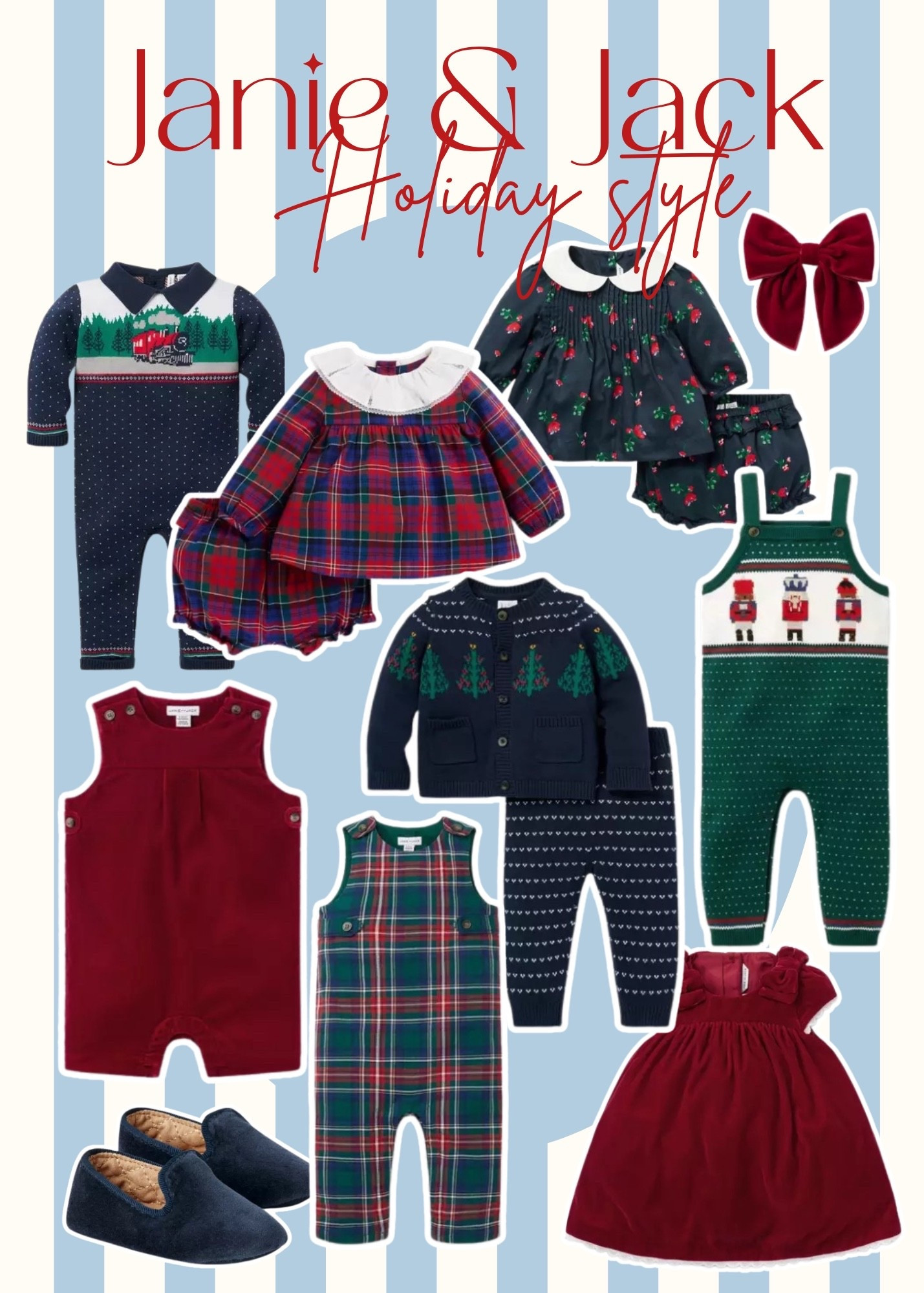Janie and Jack holiday outfits, baby girl, baby boy, nut crackers, velvet, plaid 

#LTKSaleAlert #LTKSeasonal #LTKBaby