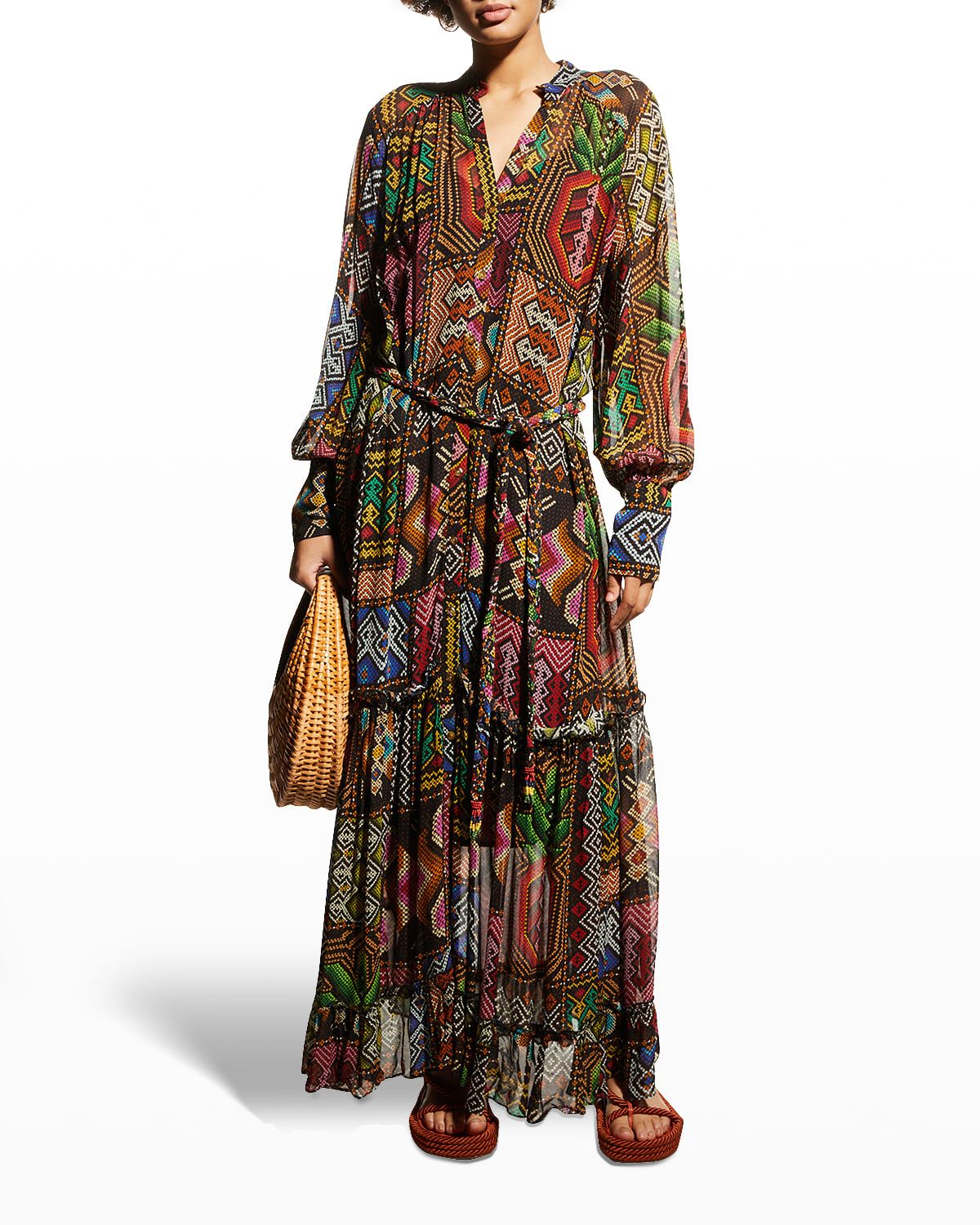 Rauti Tribal Maxi Dress | Neiman Marcus