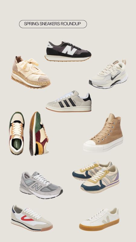 Spring Sneaker Roundup // from more athletic to lifestyle, this post has you covered with new sneakers of the season!

#LTKSeasonal #LTKshoecrush #LTKFind