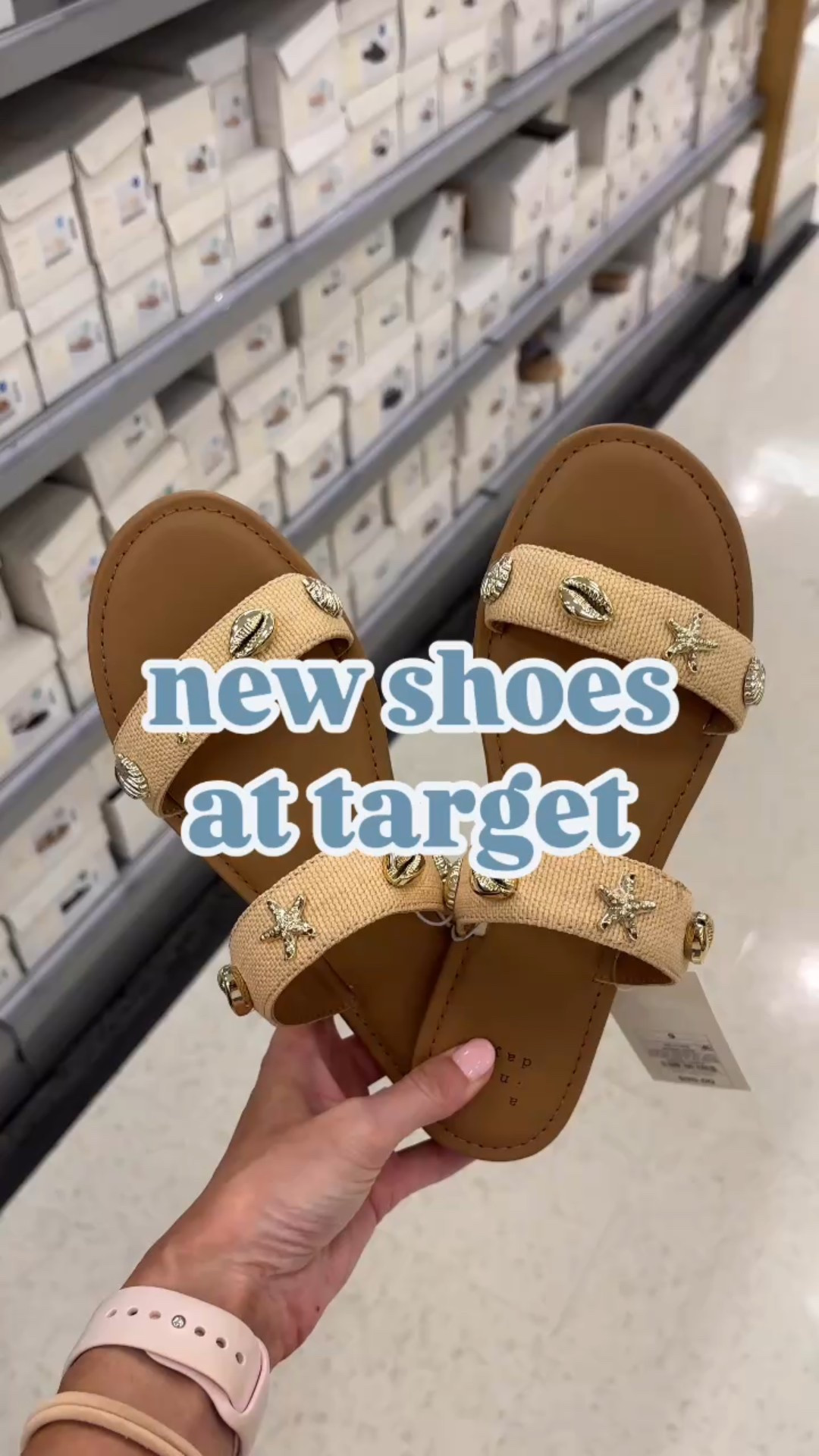 New summer shoes at target!! I’m obsessing over these seashell sandals!! 

#targetsummerfinds 
#targetsummerfashion #targetshoes #newattarget #viraltarget

#LTKShoeCrush #LTKFindsUnder50 #LTKSeasonal