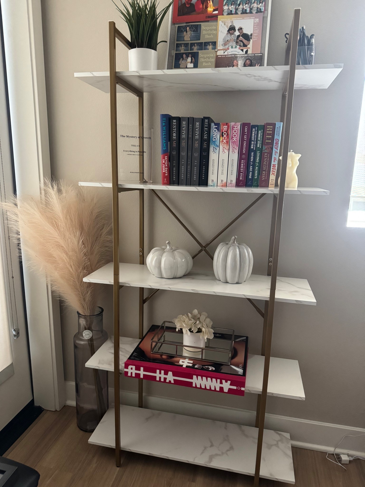 Bookshelf for living room 

#LTKHome #LTKFindsUnder100 #LTKWedding