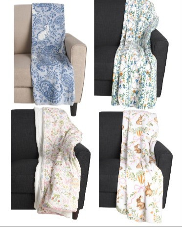 Easter Throw Blankets 

#LTKSeasonal #LTKHome #LTKU