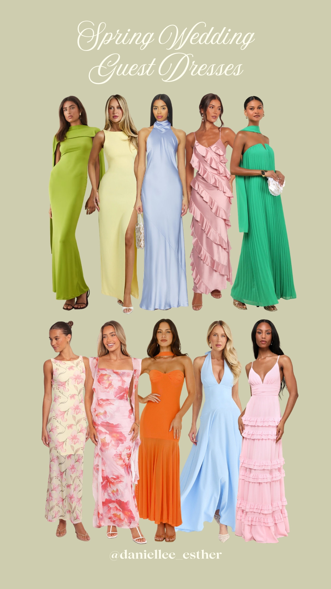 Spring wedding guest dresses!!  

 #LTKootd #LTKSeasonal #LTKWedding