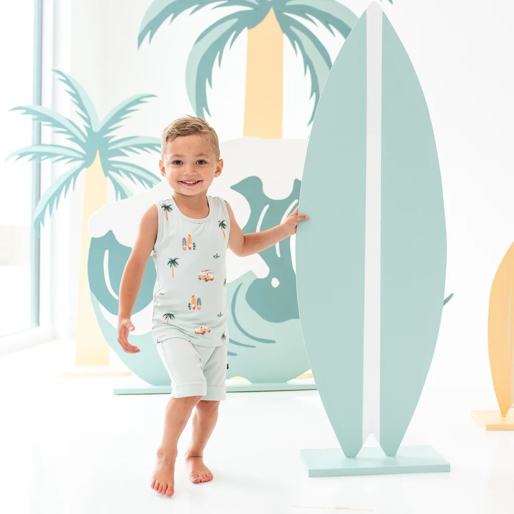 Toddler Tank Top in Dew Surf | Kyte Baby