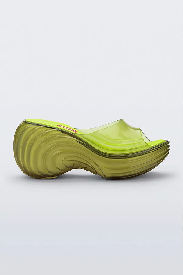Melissa + Diesel Jelly Platform Sandals in Transparent Yellow, Women's at Urban Outfitters | Urban Outfitters (US and RoW)