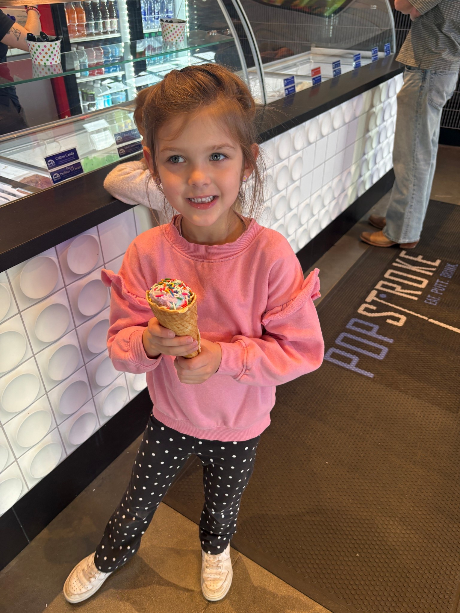 Ems is big into flare leggings right now and these mini flares are perfect! She’s wearing a size 5/6 and is tall for her age. The flares come in a 3 pack and are currently on sale!  The pink ruffle sweatshirt is also a staple for her. Fits TTS. 

#LTKSaleAlert #LTKmomlife #LTKKids