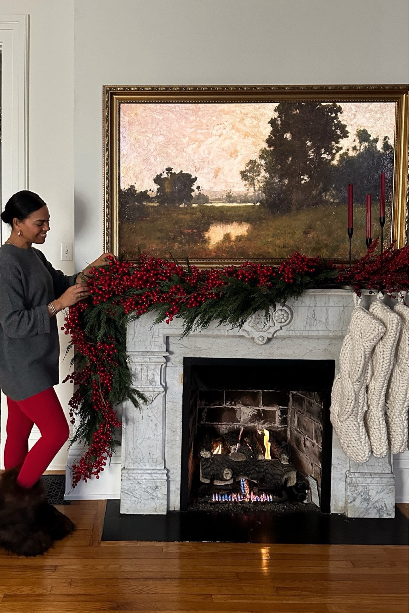 Christmas is right around the corner & my favorite decor from last year is in stock! This mantle decor was one of my favorite Christmas displays. Are you ready to decorate for Christmas? 

#LTKHome #LTKOver40 #LTKHoliday