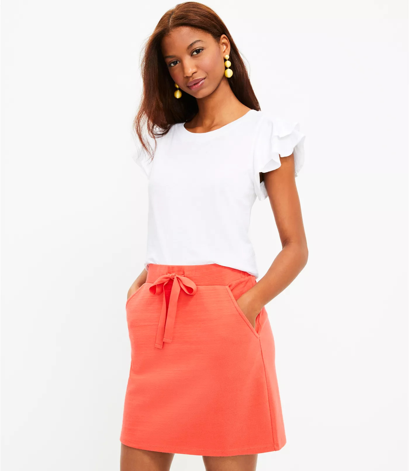 Jogger Pocket Skirt | LOFT