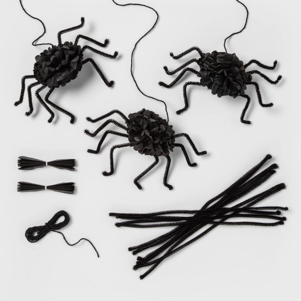 Spider Tissue Pom-Pom Halloween Craft Activity Kit - Hyde & EEK! Boutique™ | Target