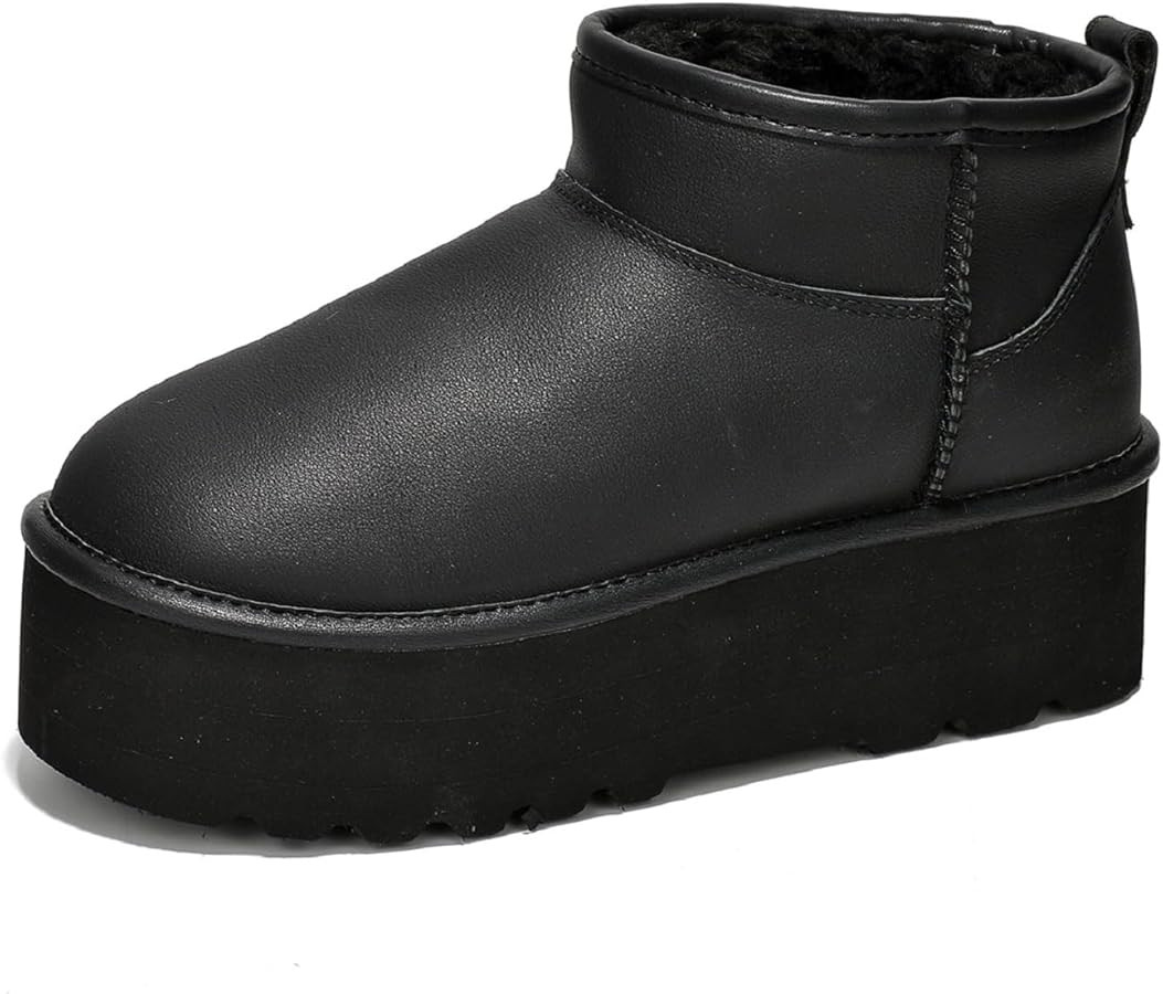 Project Cloud 100% Genuine Suede Leather Ankle Boots for Women - Fur Boots Memory Foam Insole Wom... | Amazon (US)