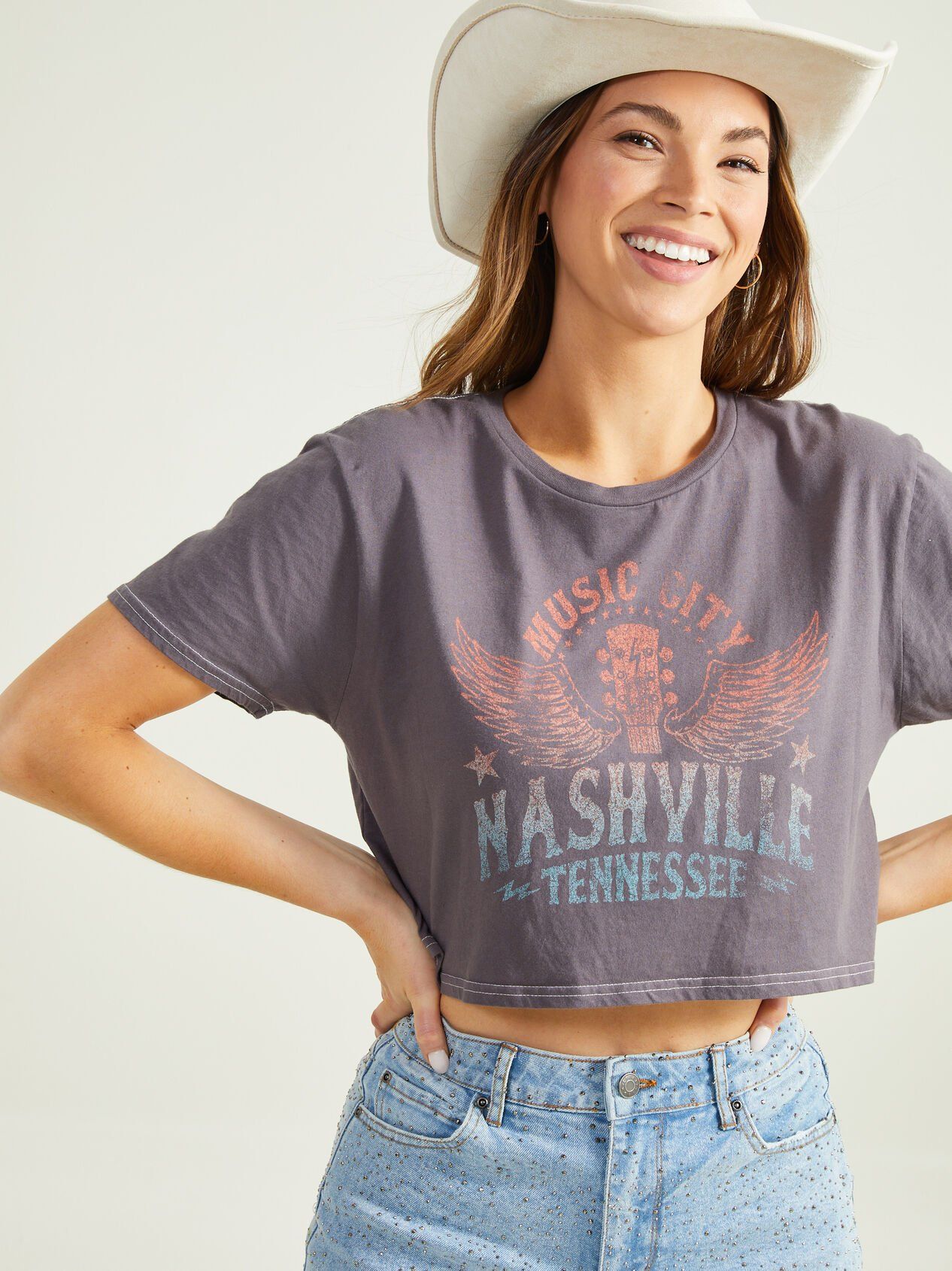Music City Cropped Tee | Altar'd State