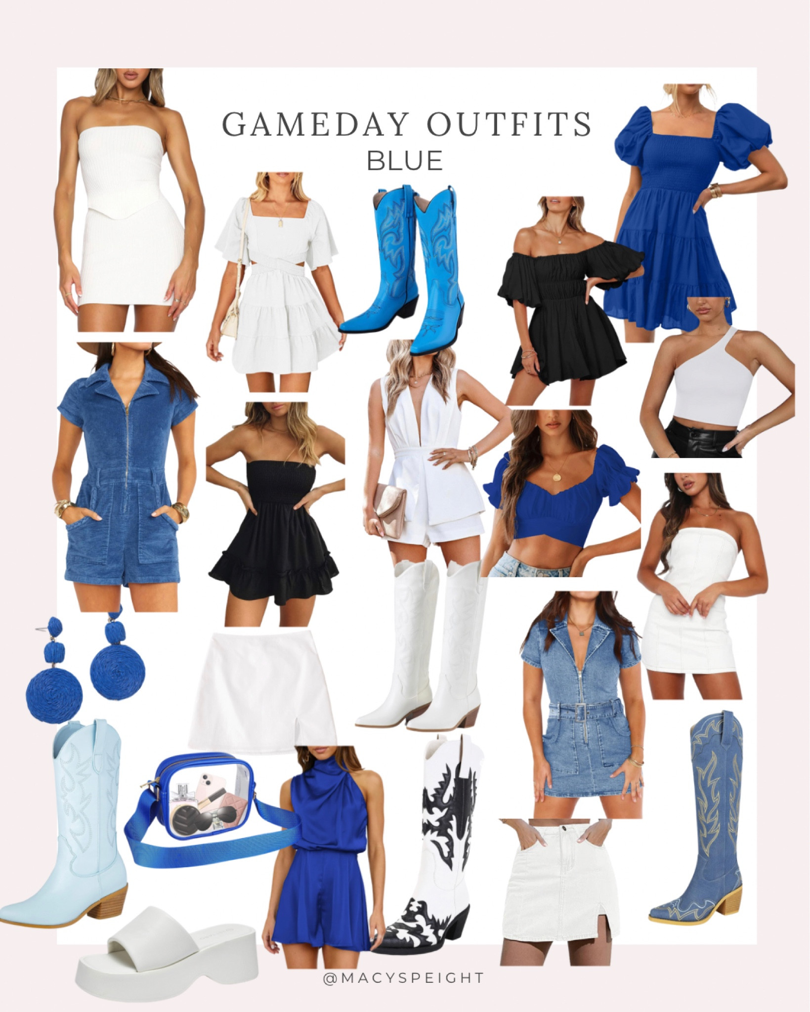 blue gameday outfits !! 

blue school, gameday, blue gameday outfit, gameday, back to school, summer style, college football, college outfit, school outfit, nfl, football game, blue outfit, blue dress, royal blue, blue team

#LTKBacktoSchool #LTKstyletip #LTKFind