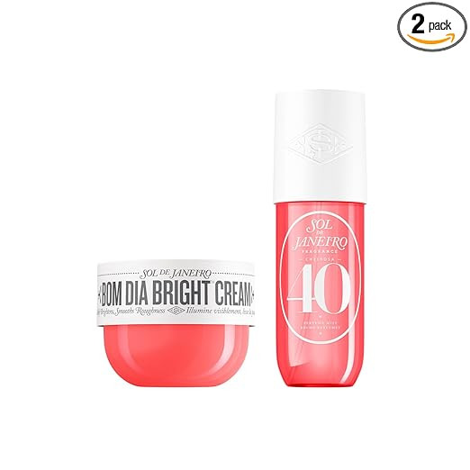 Sol de Janeiro Bom Dia Bright Body Cream with Vitamin C, 240ml with Cheirosa '40 Hair & Body Frag... | Amazon (US)