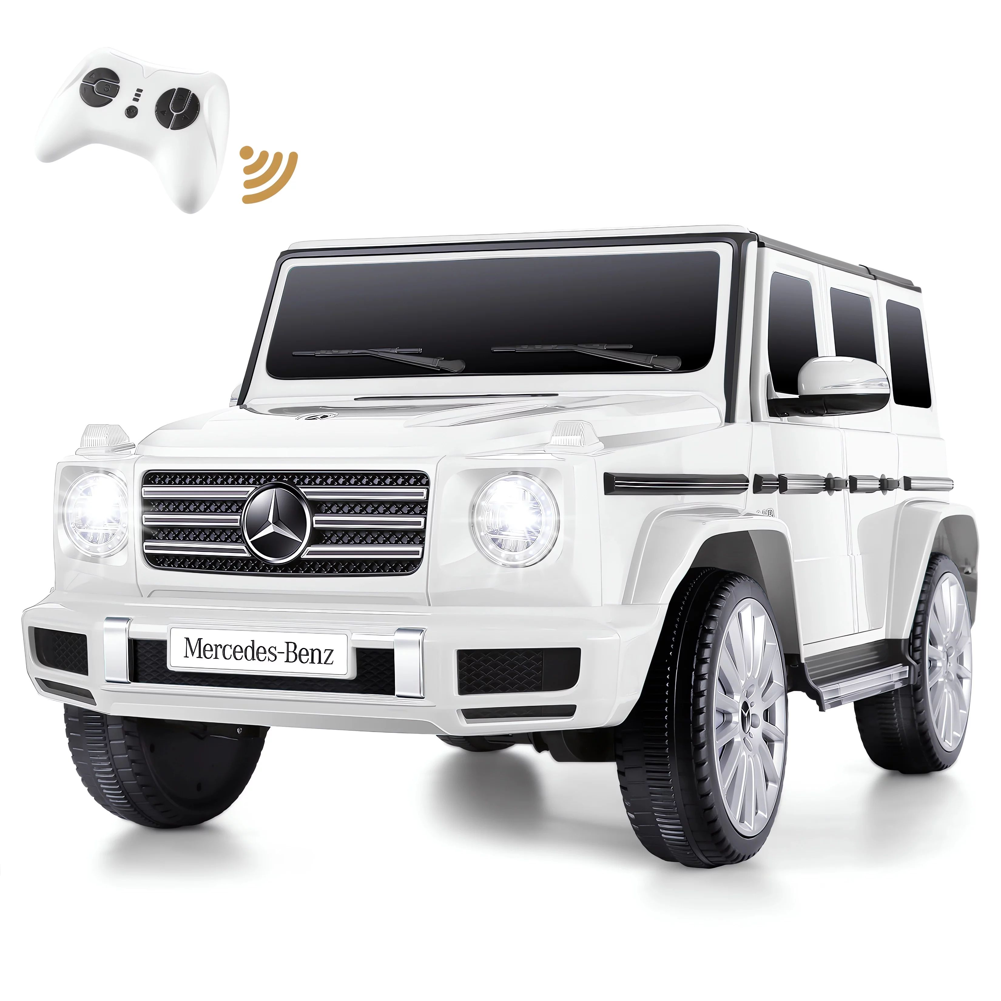 Funcid 12V Kids Ride On Car, 4WD Licensed Mercedes-Benz G500 Battery Powered Toy Electric Car wit... | Walmart (US)