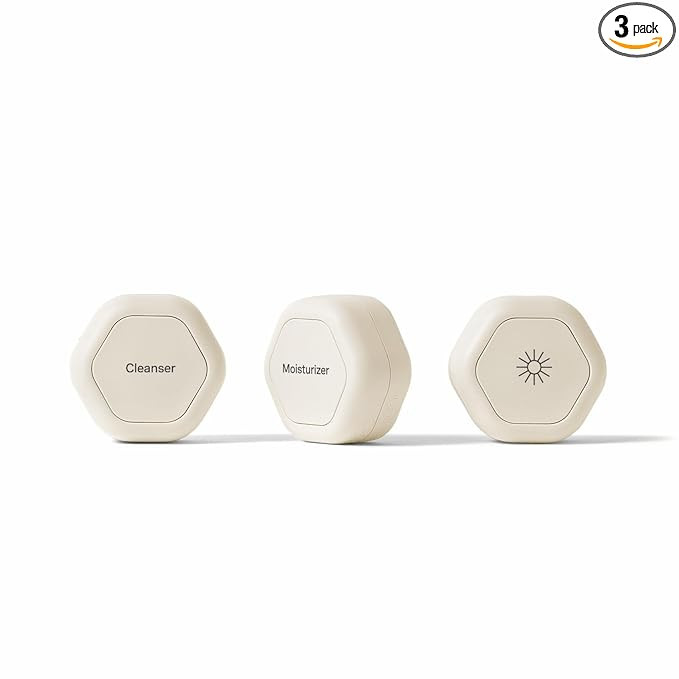 Cadence Travel Containers Basic Skincare Set - Magnetic Containers with Lids,Carry On Travel Esse... | Amazon (US)