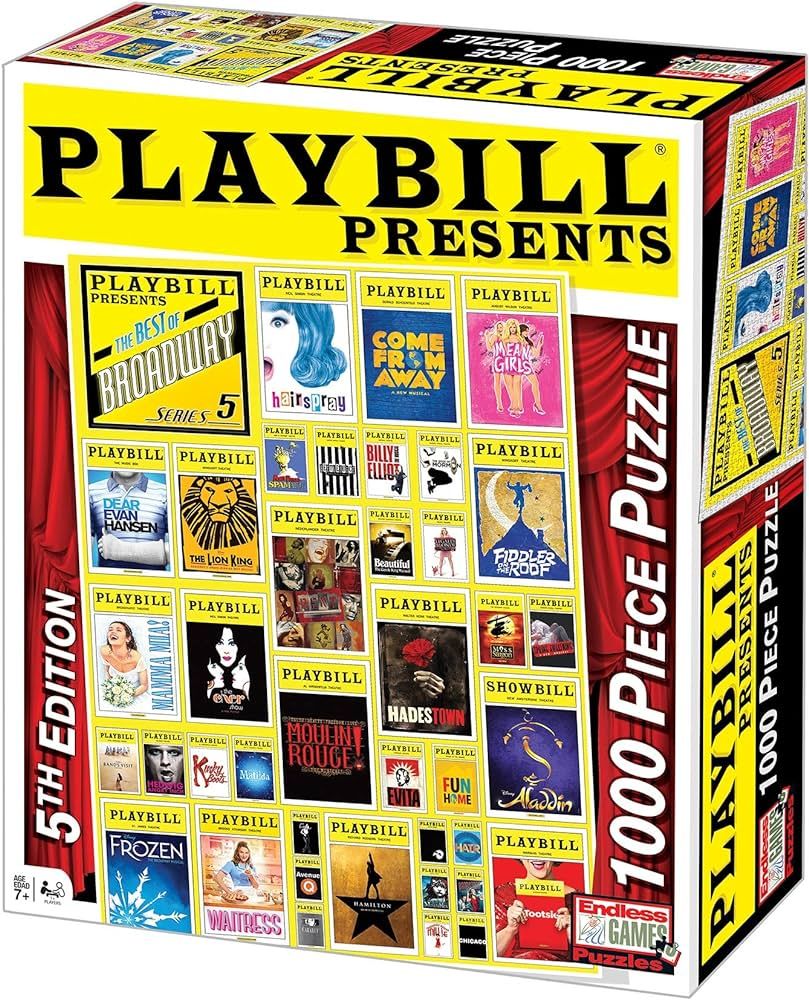 Playbill Broadway Cover - 1000 Piece Jigsaw Puzzle | Amazon (US)