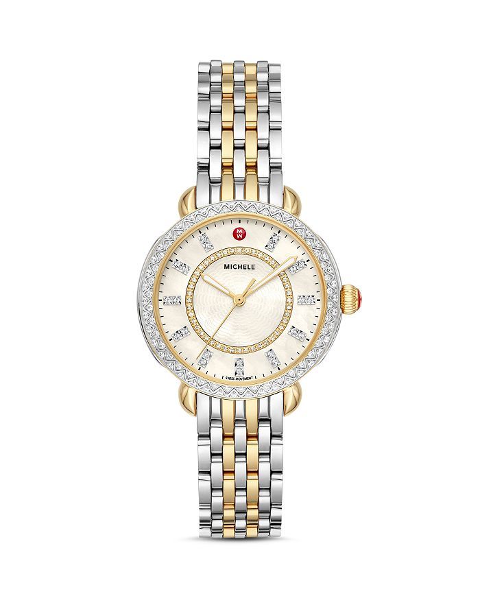 MICHELE Sidney Classic Diamond Watch, 33mm Jewelry & Accessories - Bloomingdale's | Bloomingdale's (US)